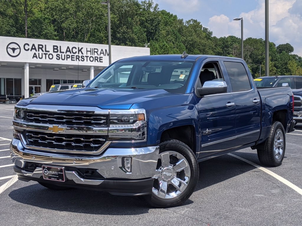 Pre-Owned 2018 Chevrolet Silverado 1500 LTZ RWD Crew Cab Pickup