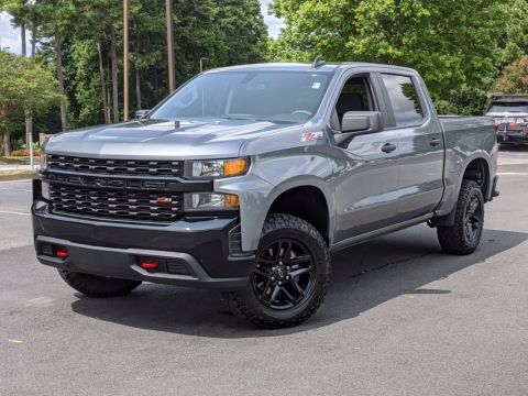 Pre-Owned 2019 Chevrolet Silverado 1500 Custom Trail Boss 4×4 Crew Cab ...